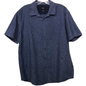 BOSS by Hugo Boss Cotton Linen Button Up Size XL